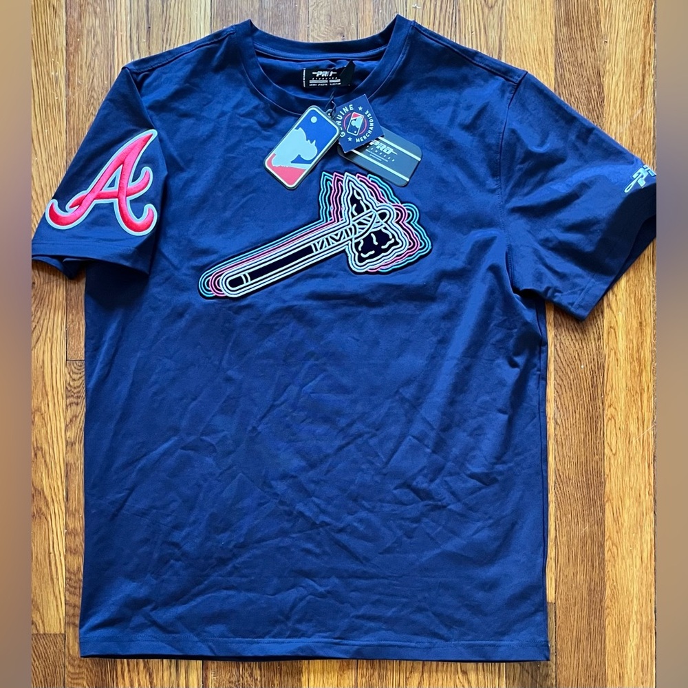Pro Standard MLB Atlanta Braves Echo T Shirt Men’s Size S,M,L
